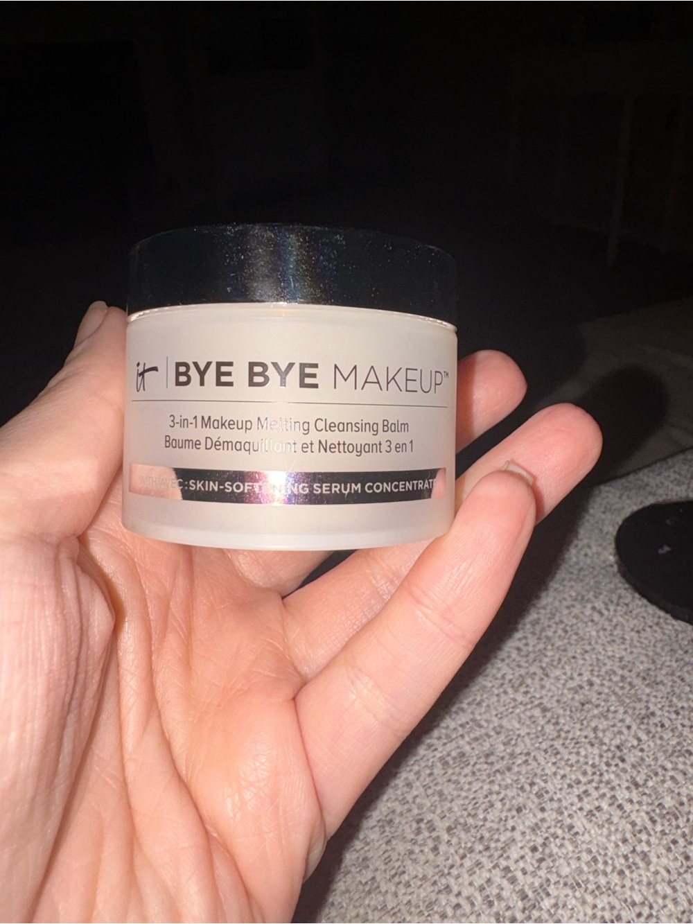 IT Cosmetics Bye Bye Makeup 3-in-1 Cleansing Balm - White with Rose Gold Accent